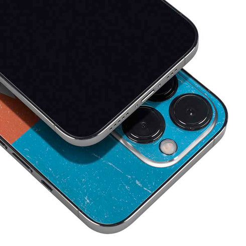Azerbaijan Flag Distressed iPhone 15 Pro Skin